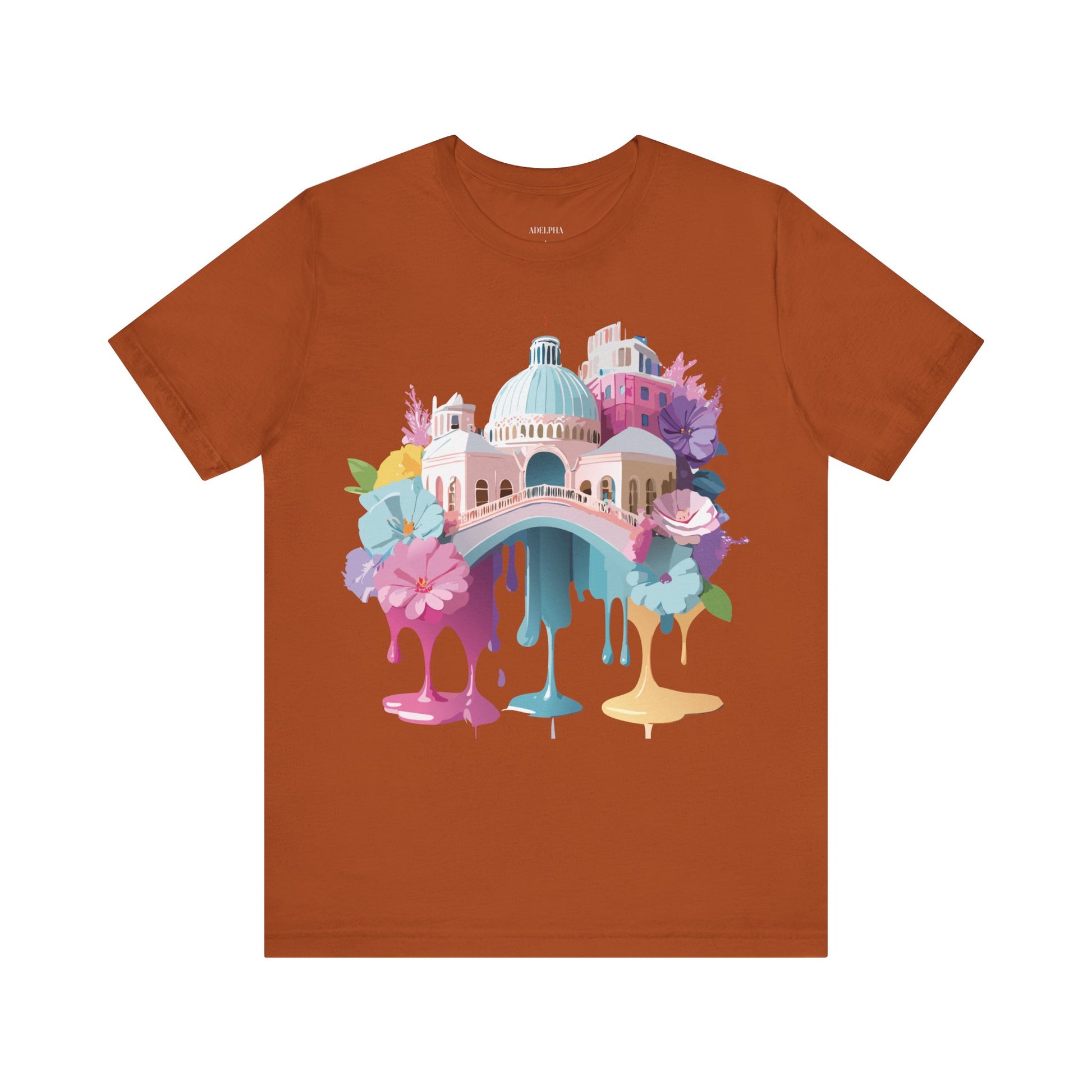 Natural Cotton Tee Shirt - Beautiful Places Collection - Venice Printify