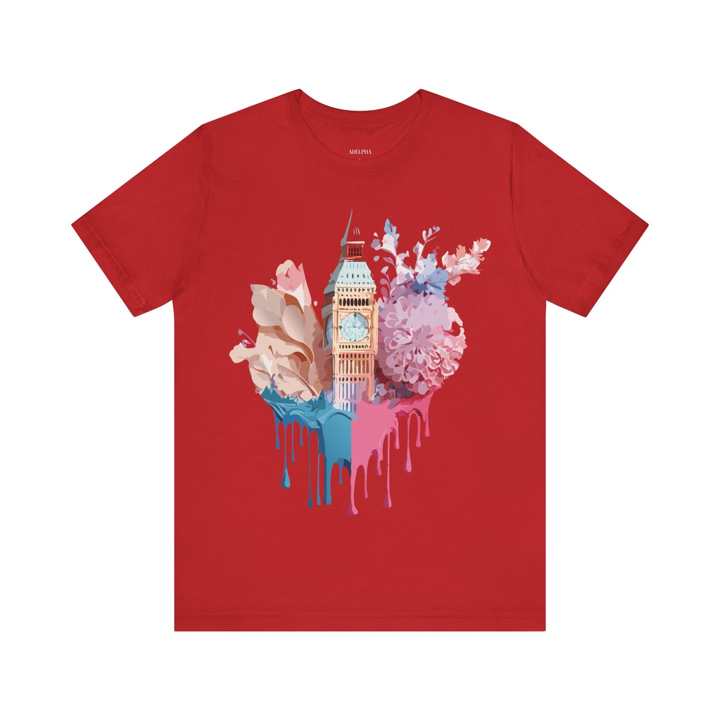 Natural Cotton Tee Shirt - Beautiful Places Collection - London Printify