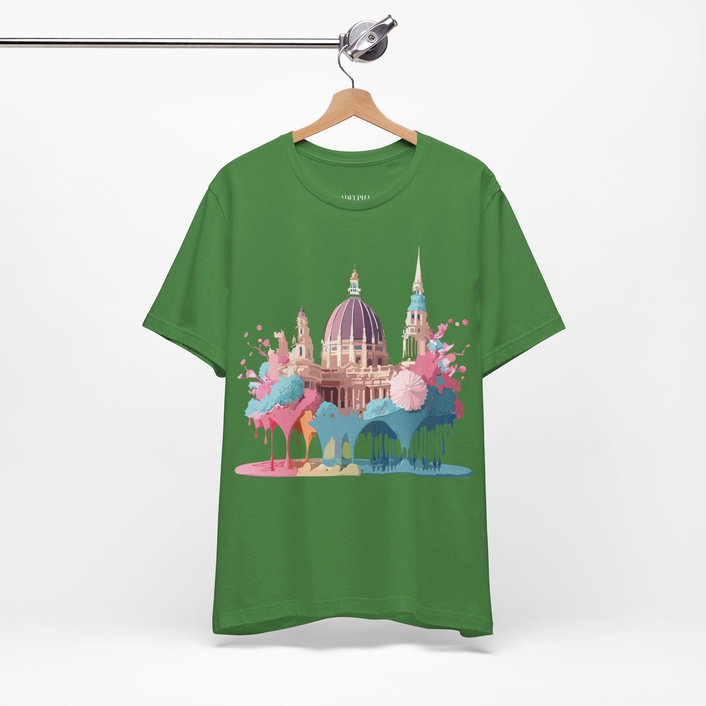 Natural Cotton Tee Shirt - Beautiful Places Collection - Vienna Printify