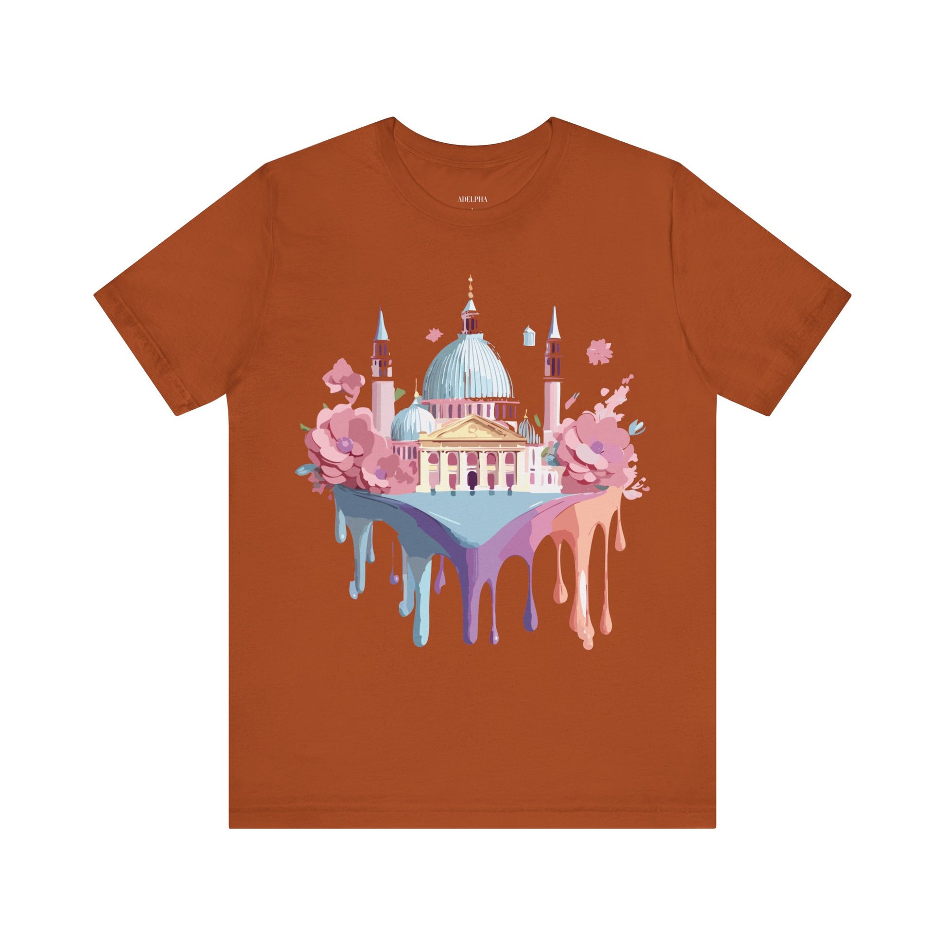 Natural Cotton Tee Shirt - Beautiful Places Collection - Venice Printify