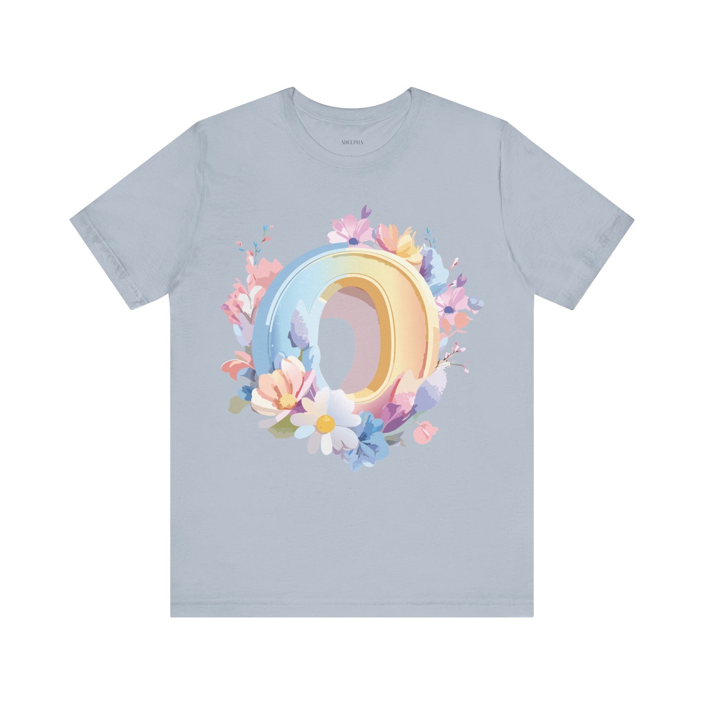 Natural Cotton Tee Shirt - Letters Collection - O Printify