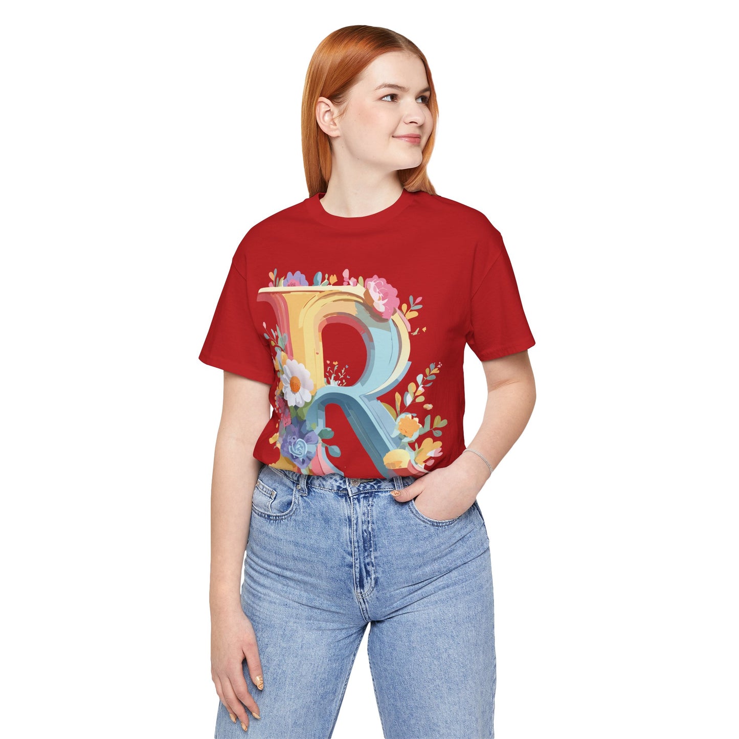Letter Shirt, Letter R Shirt - ADELPHA