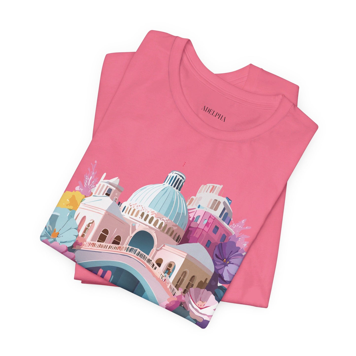 Natural Cotton Tee Shirt - Beautiful Places Collection - Venice Printify