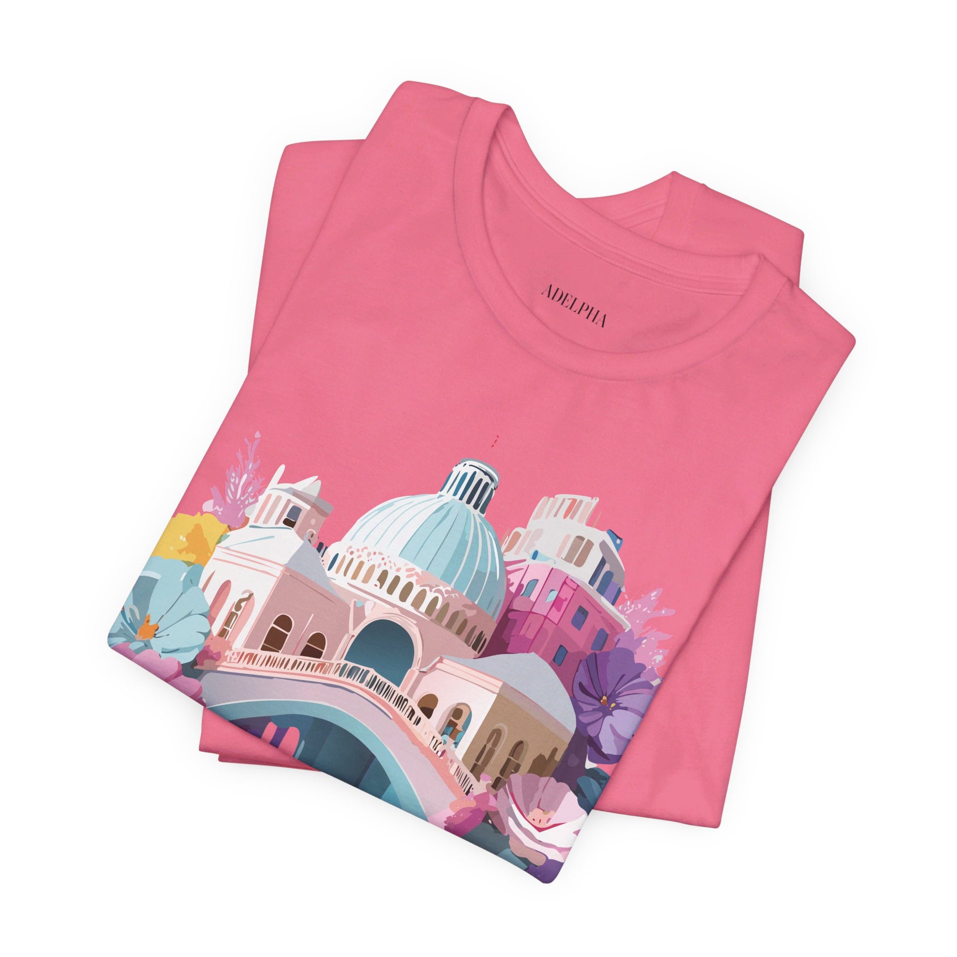 Natural Cotton Tee Shirt - Beautiful Places Collection - Venice Printify