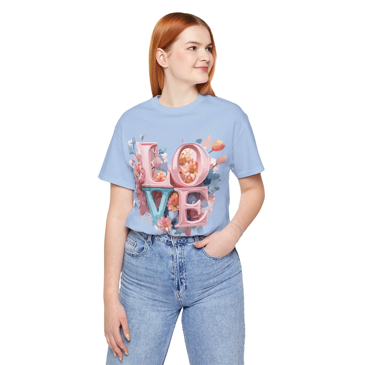 Natural Cotton Tee Shirt - Love story Collection Printify