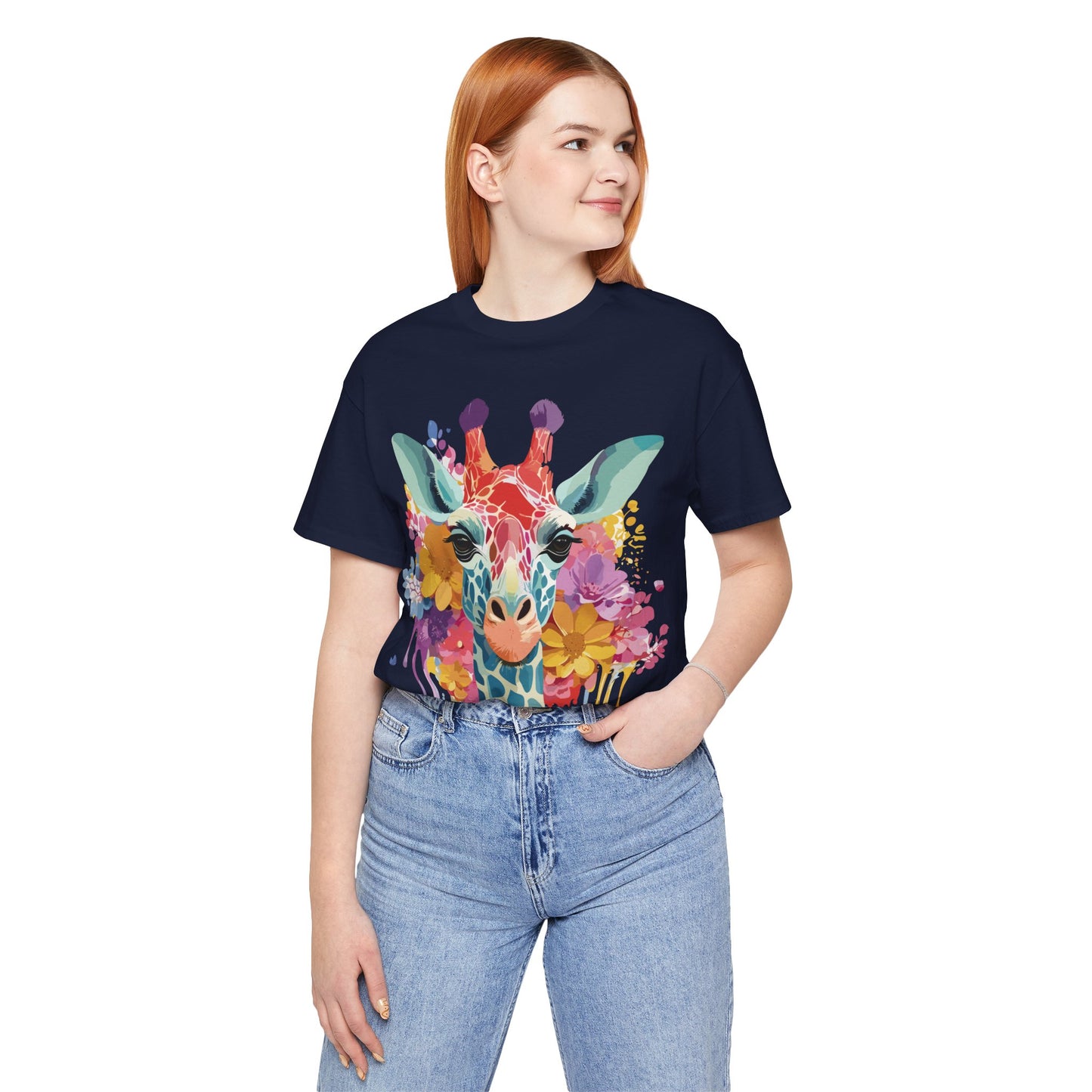 Shirt with Animals | Giraffe Printify