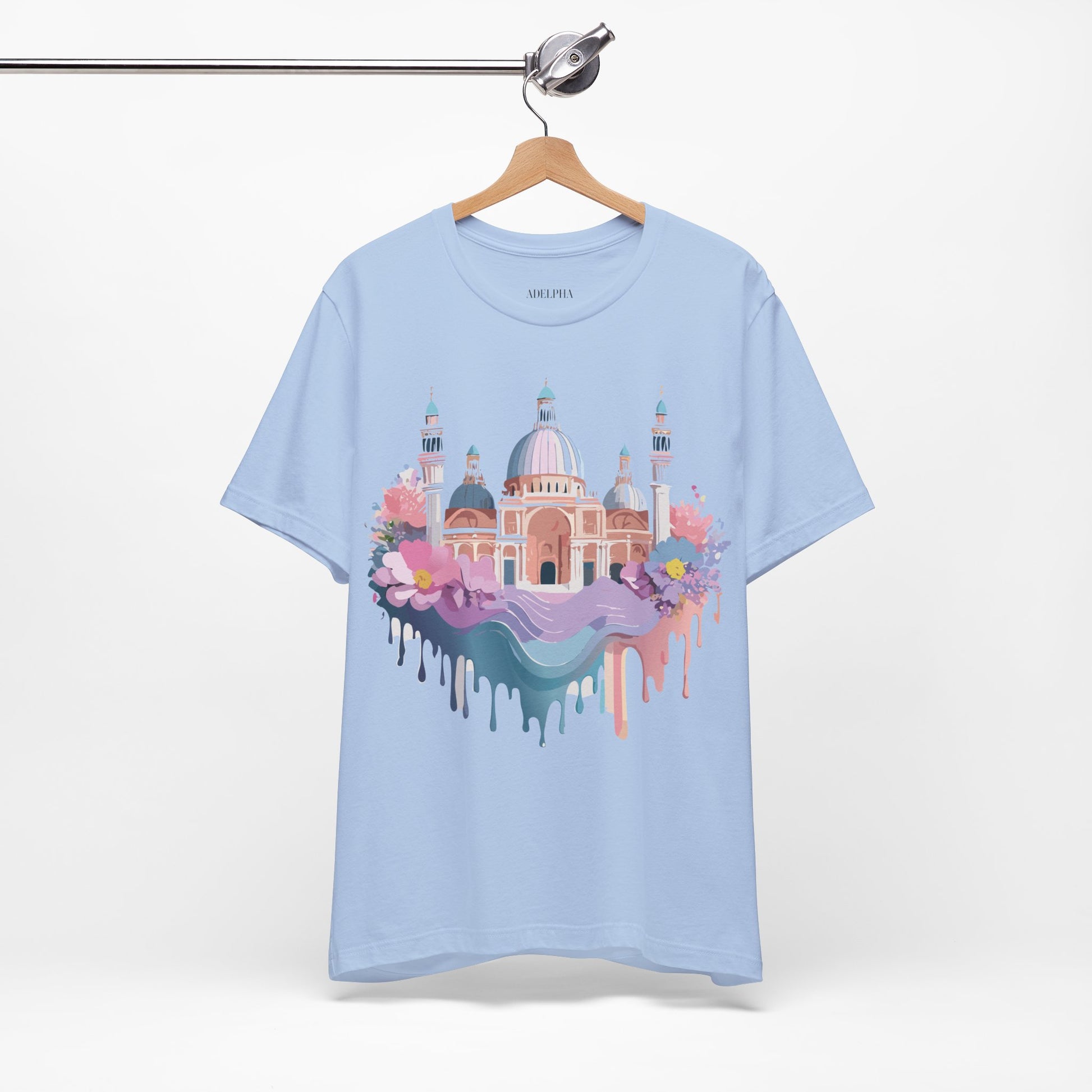 Natural Cotton Tee Shirt - Beautiful Places Collection - Venice Printify