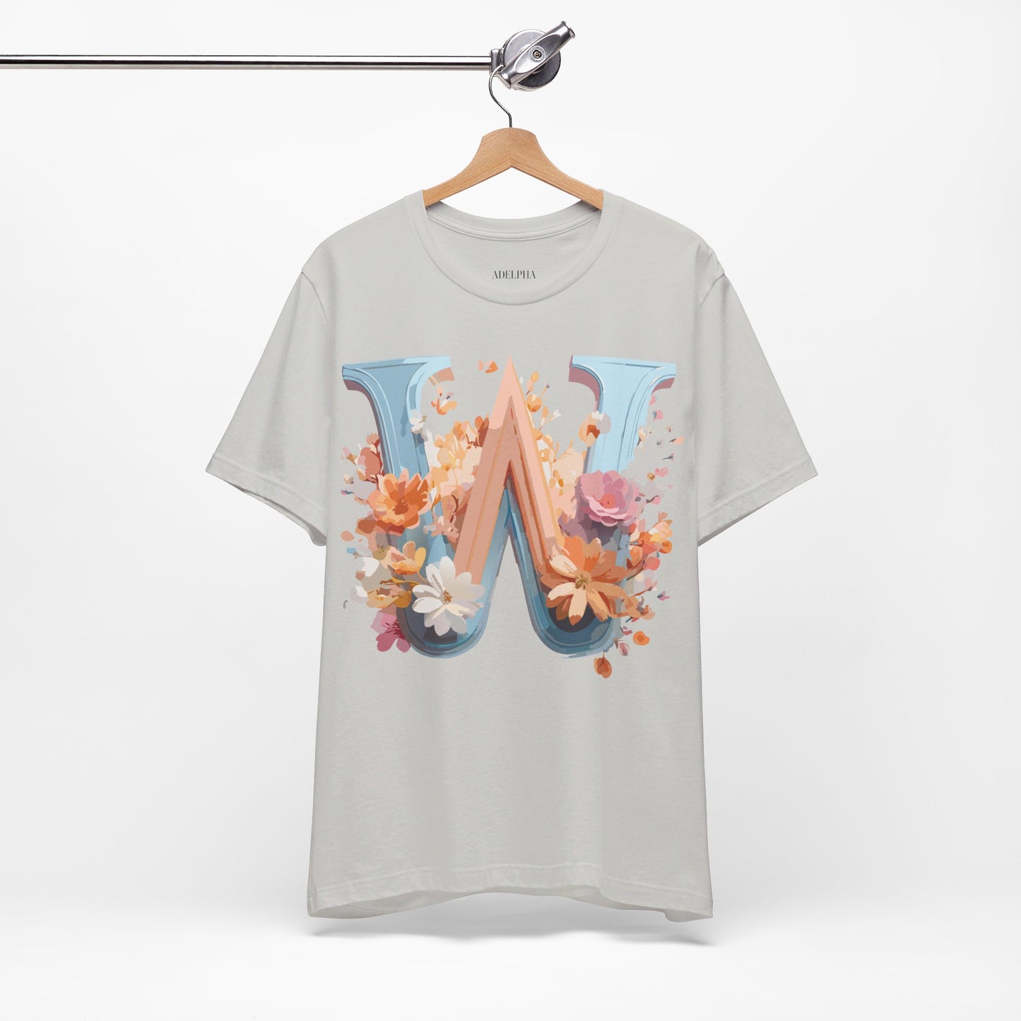 Natural Cotton Tee Shirt - Letters Collection - W Printify