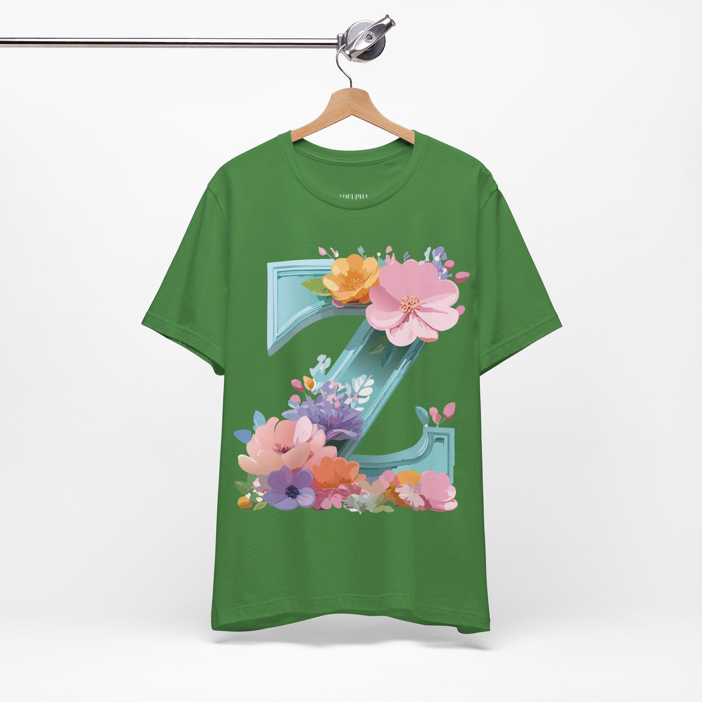 Natural Cotton Tee Shirt - Letters Collection - Z Printify