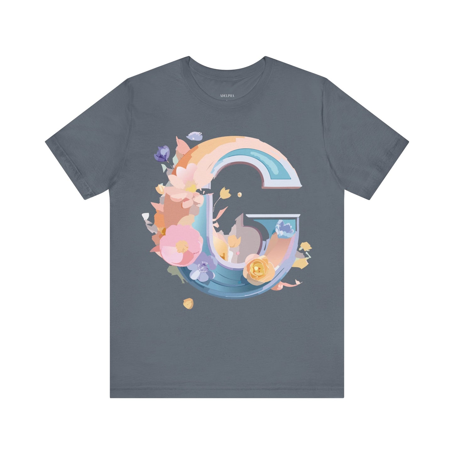 Natural Cotton Tee Shirt - Letters Collection - G Printify