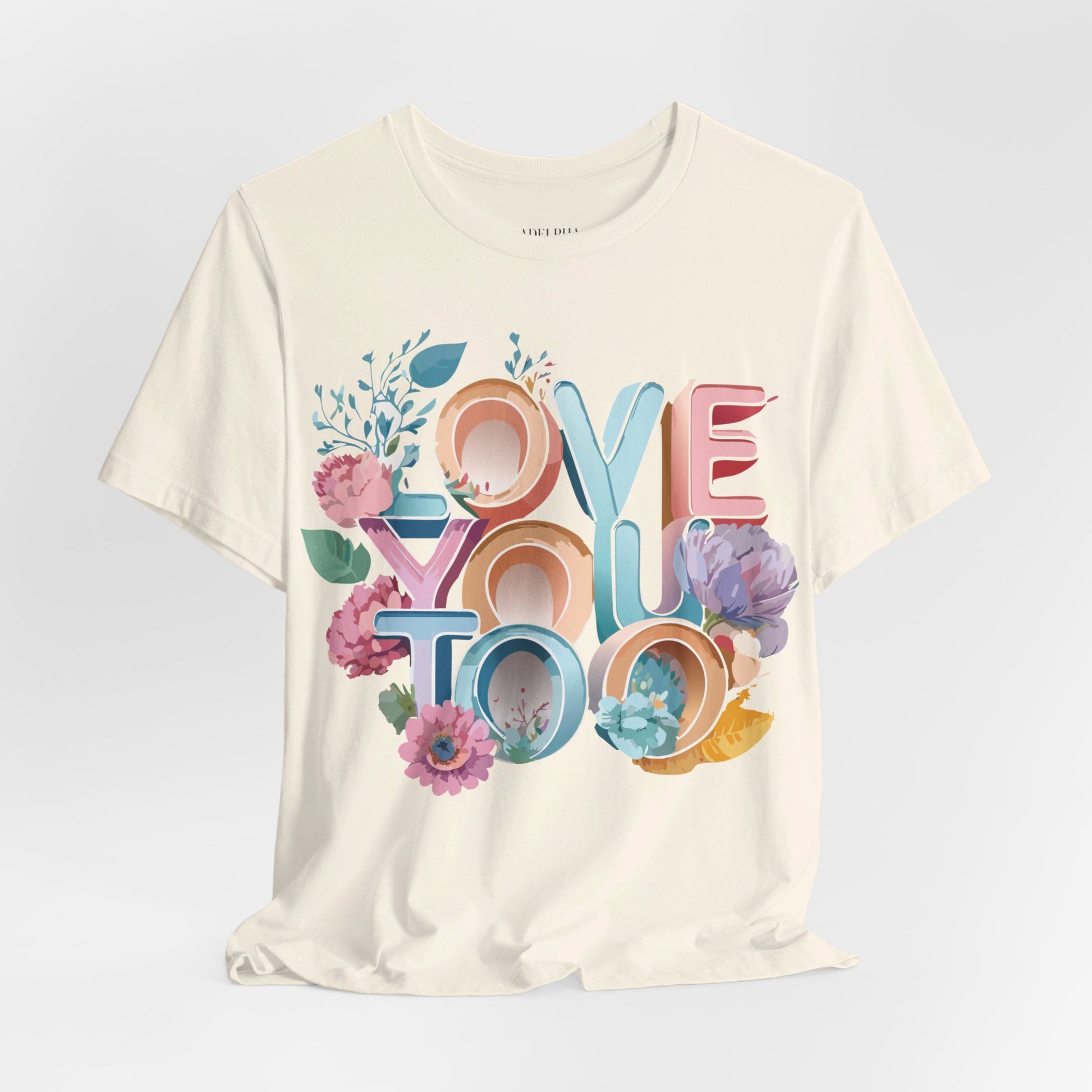 Natural Cotton Tee Shirt - Love story Collection Printify
