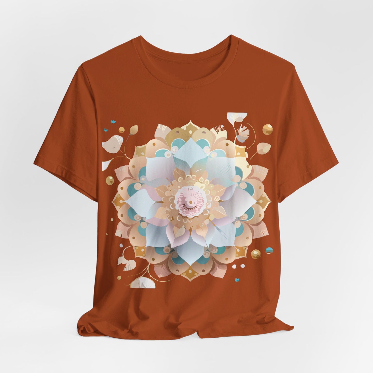 Natural Cotton Tee Shirt - Medallion Collection Printify