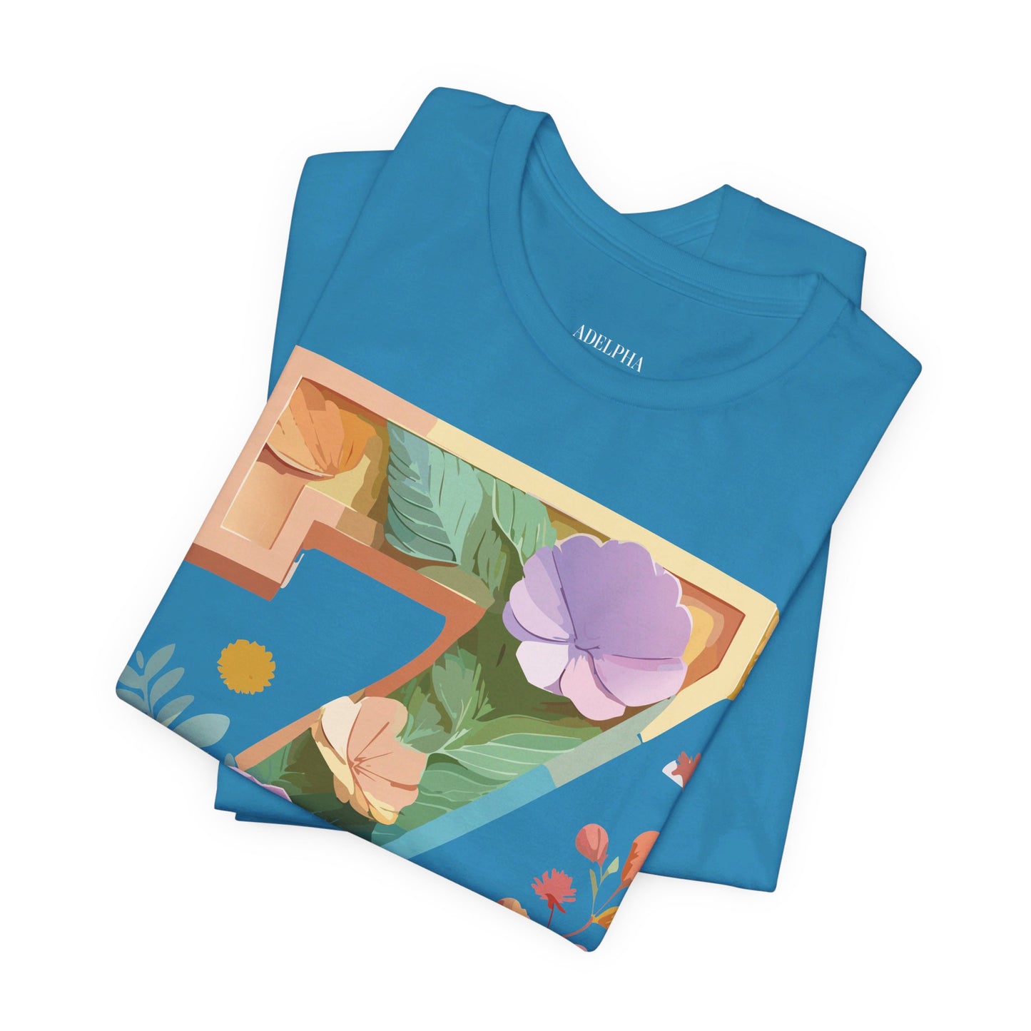 Natural Cotton Tee Shirt - Letters Collection - Z Printify