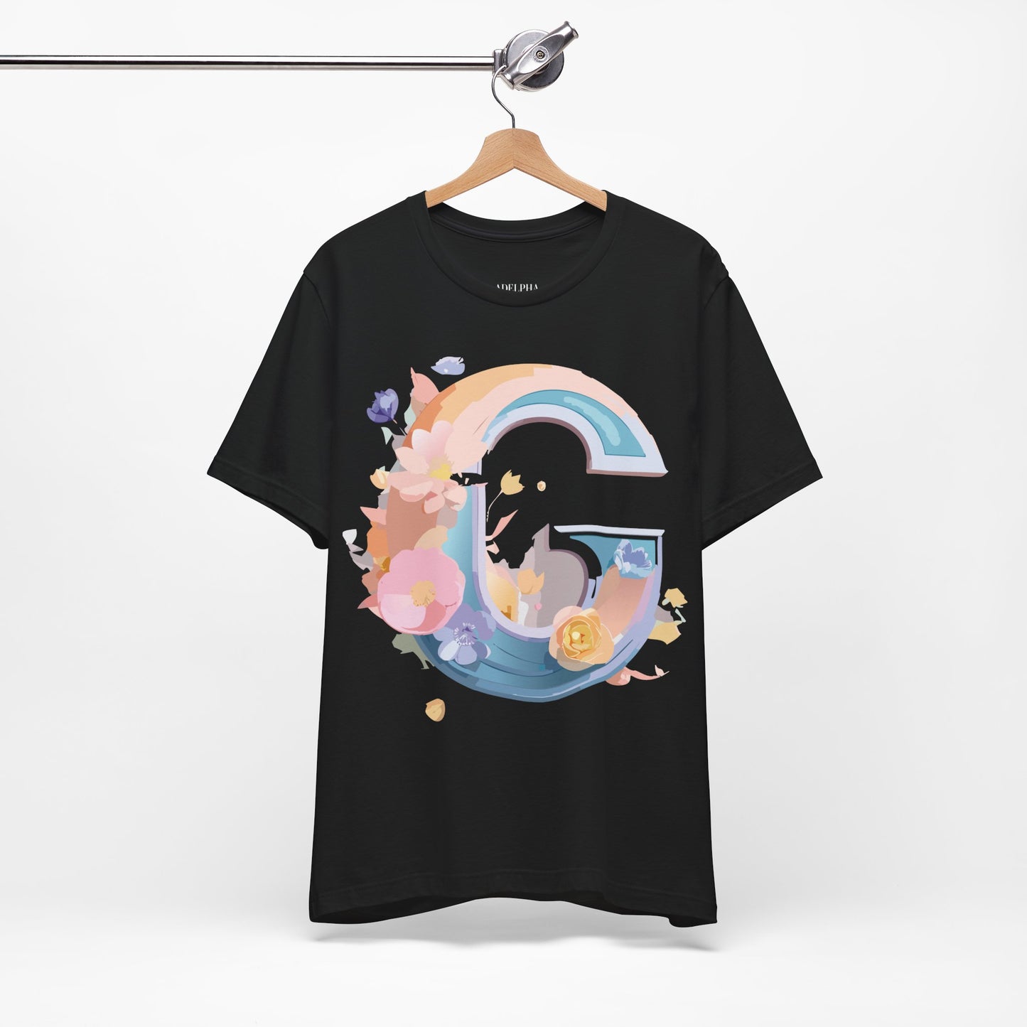 Natural Cotton Tee Shirt - Letters Collection - G Printify