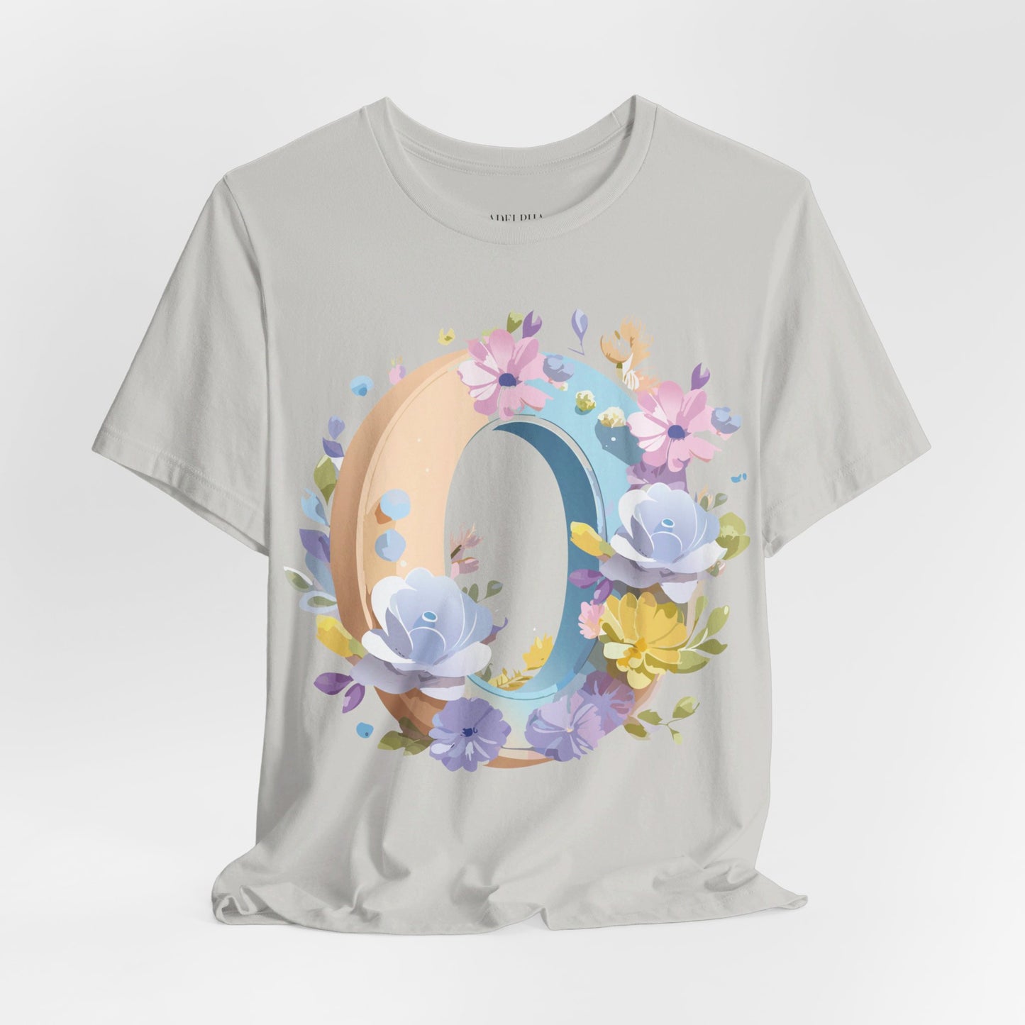 Natural Cotton Tee Shirt - Letters Collection - O Printify