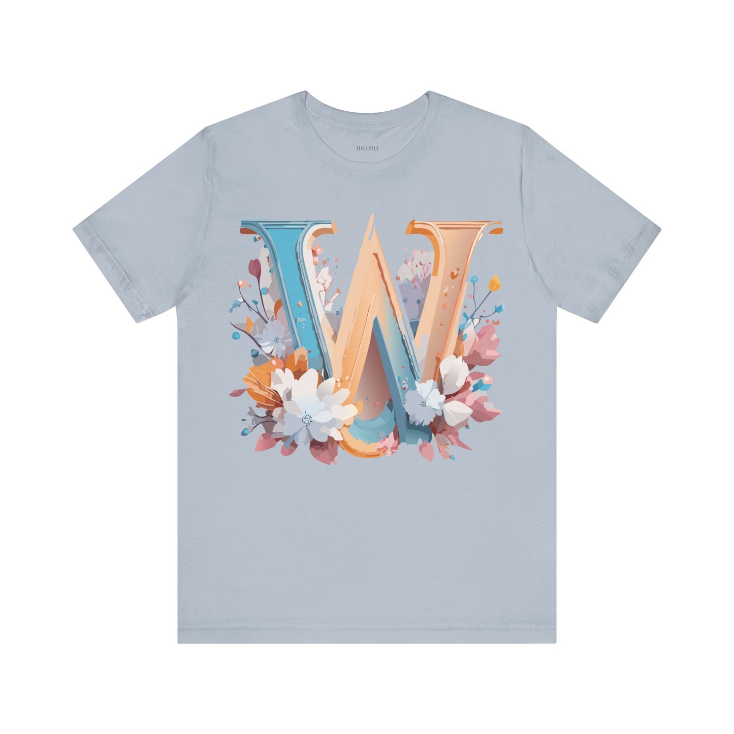 Natural Cotton Tee Shirt - Letters Collection - W Printify