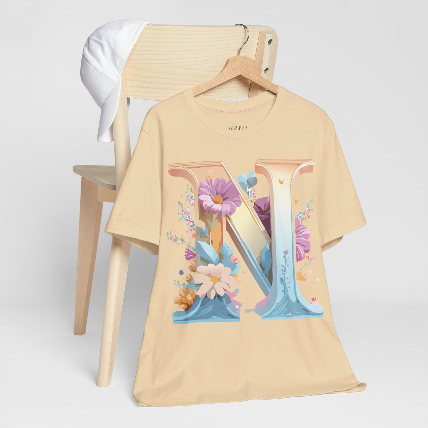 Letter Shirt, Letter N Shirt - ADELPHA