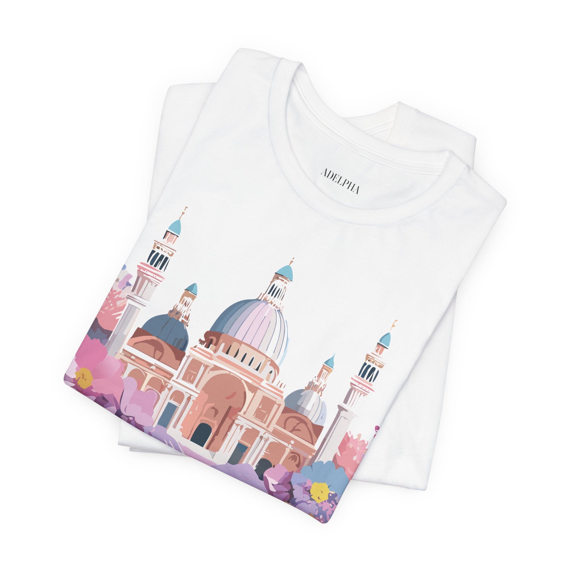 Natural Cotton Tee Shirt - Beautiful Places Collection - Venice Printify