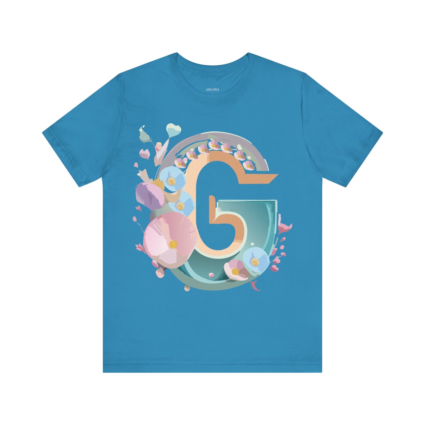 Natural Cotton Tee Shirt - Letters Collection - G Printify