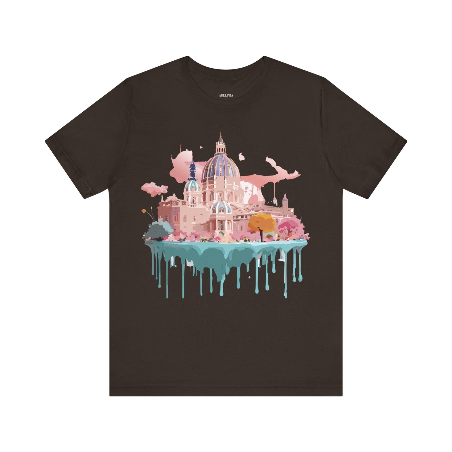 Natural Cotton Tee Shirt - Beautiful Places Collection - Vienna Printify