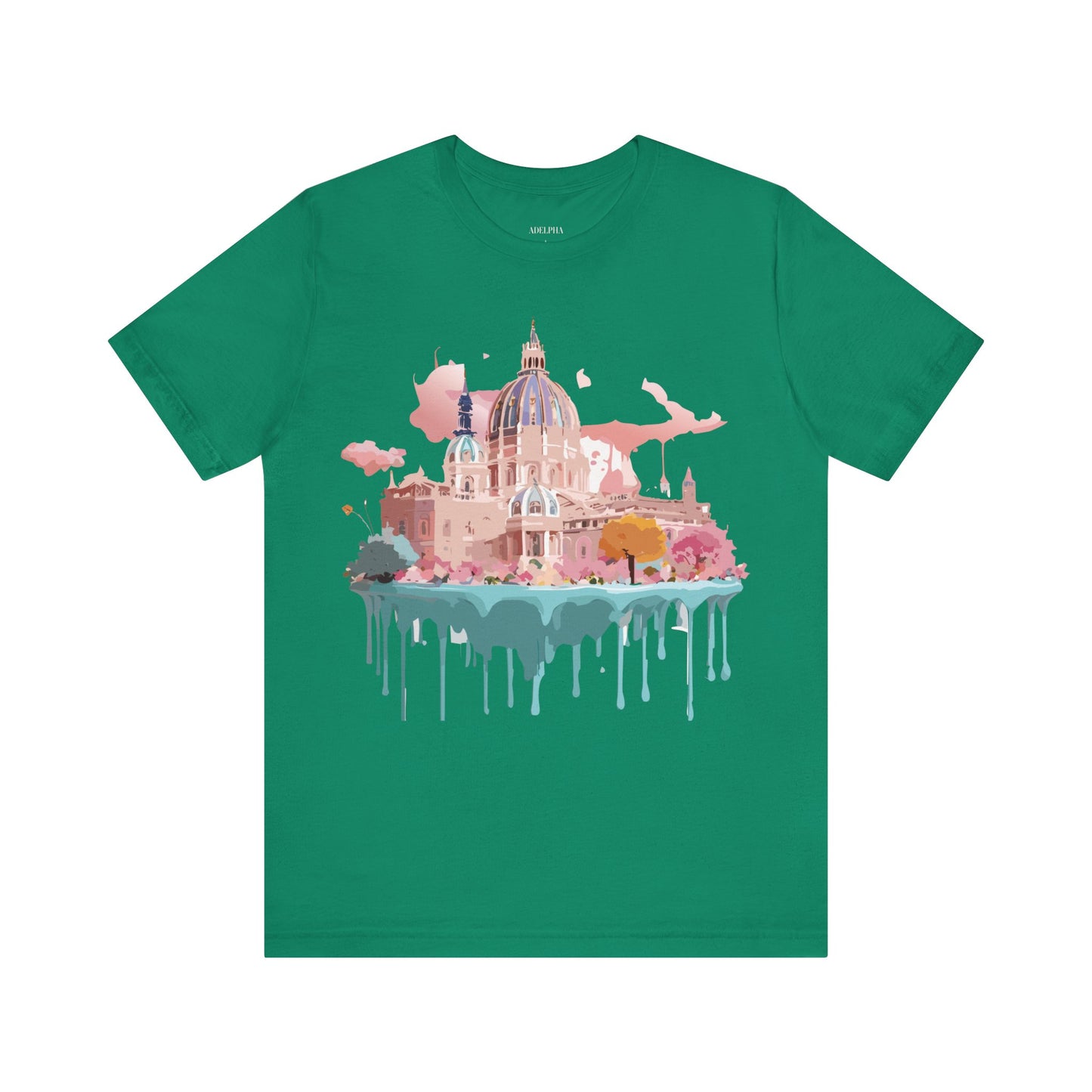 Natural Cotton Tee Shirt - Beautiful Places Collection - Vienna Printify