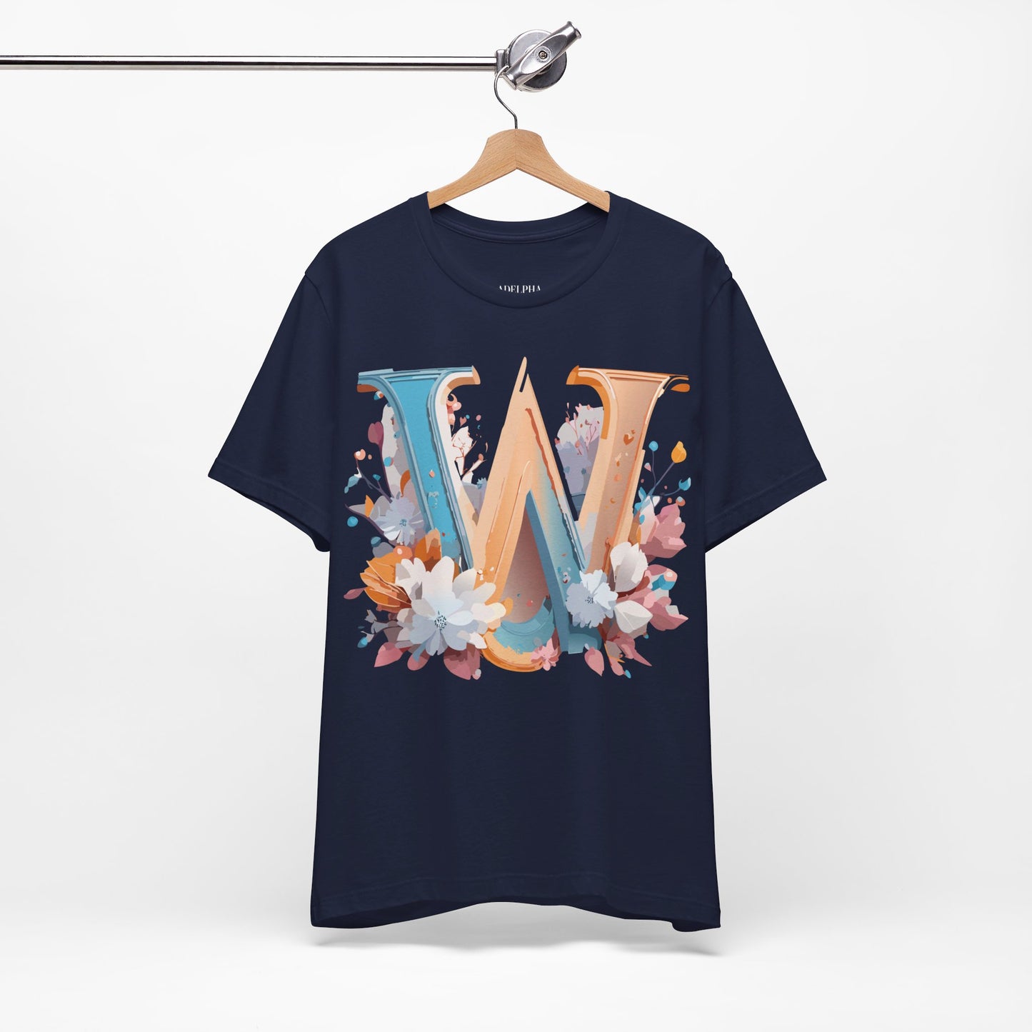 Natural Cotton Tee Shirt - Letters Collection - W Printify