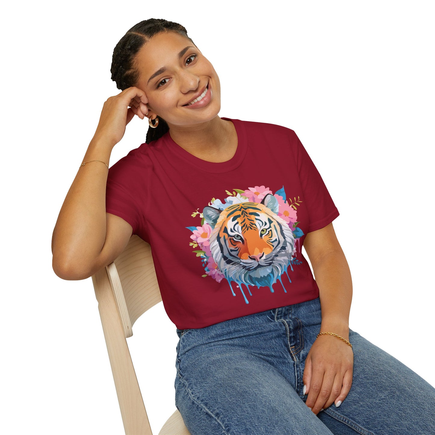 Tiger Shirt, Shirt with Tiger, Animal Tee, Shirt with Animals