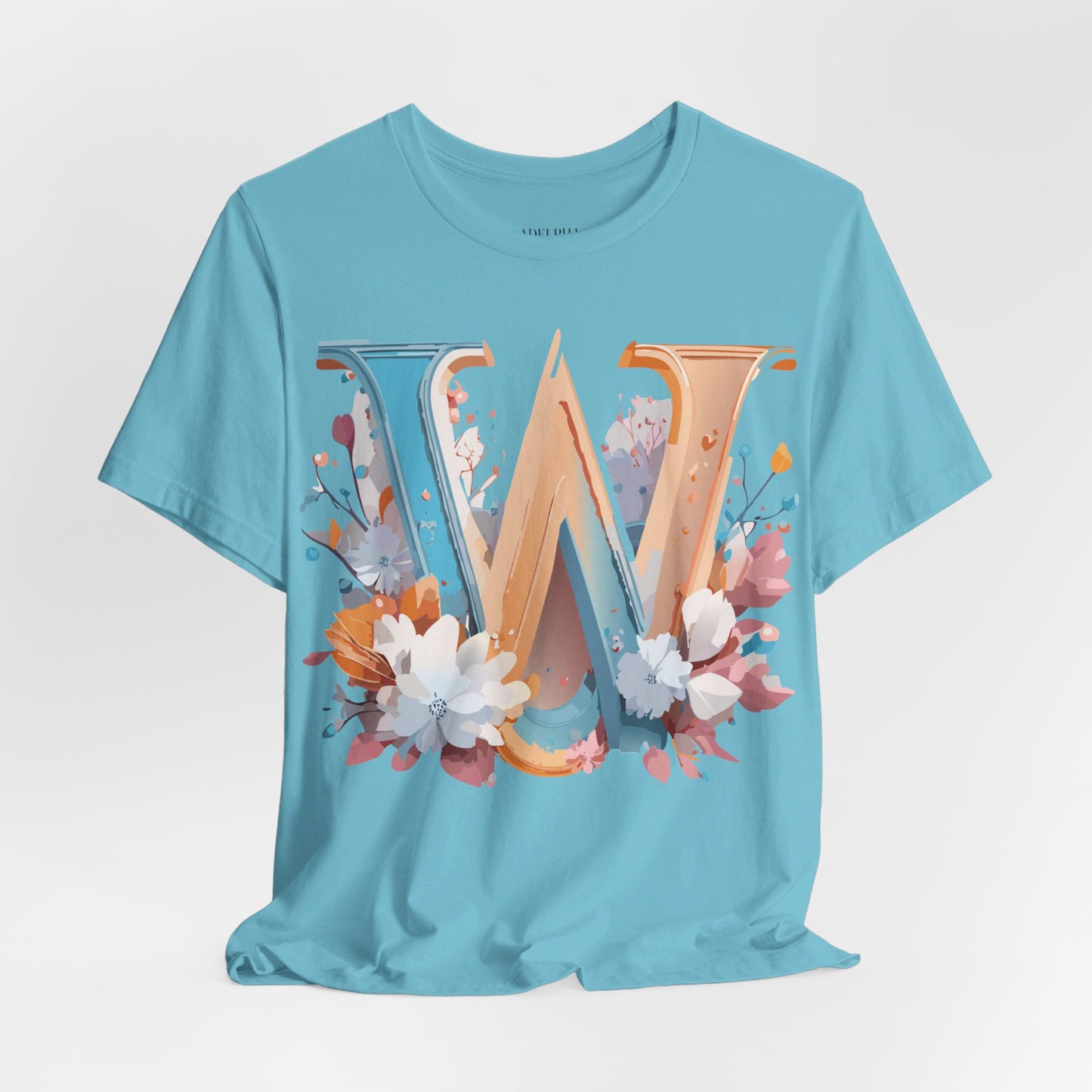 Natural Cotton Tee Shirt - Letters Collection - W Printify