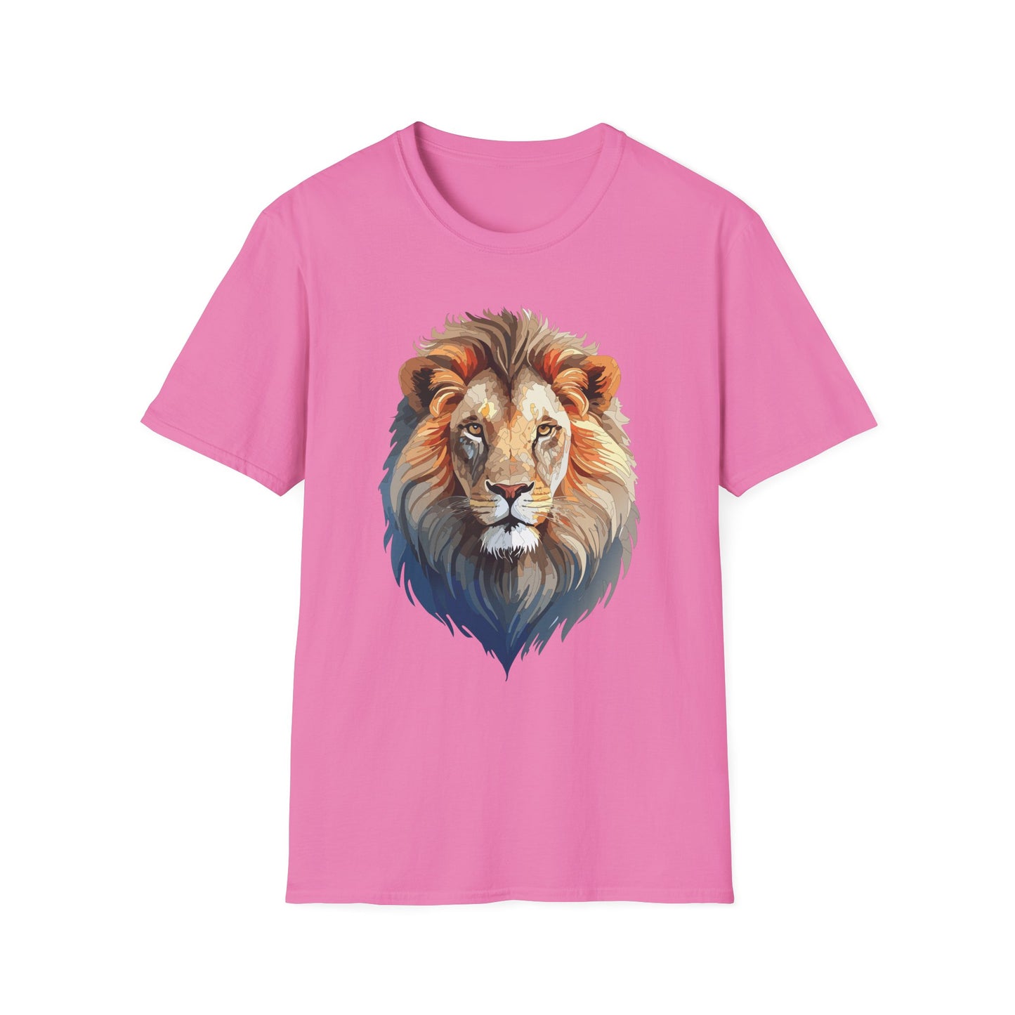 Lion Shirt, Shirt with Lion, Floral Lion Tee, Shirt with Animals