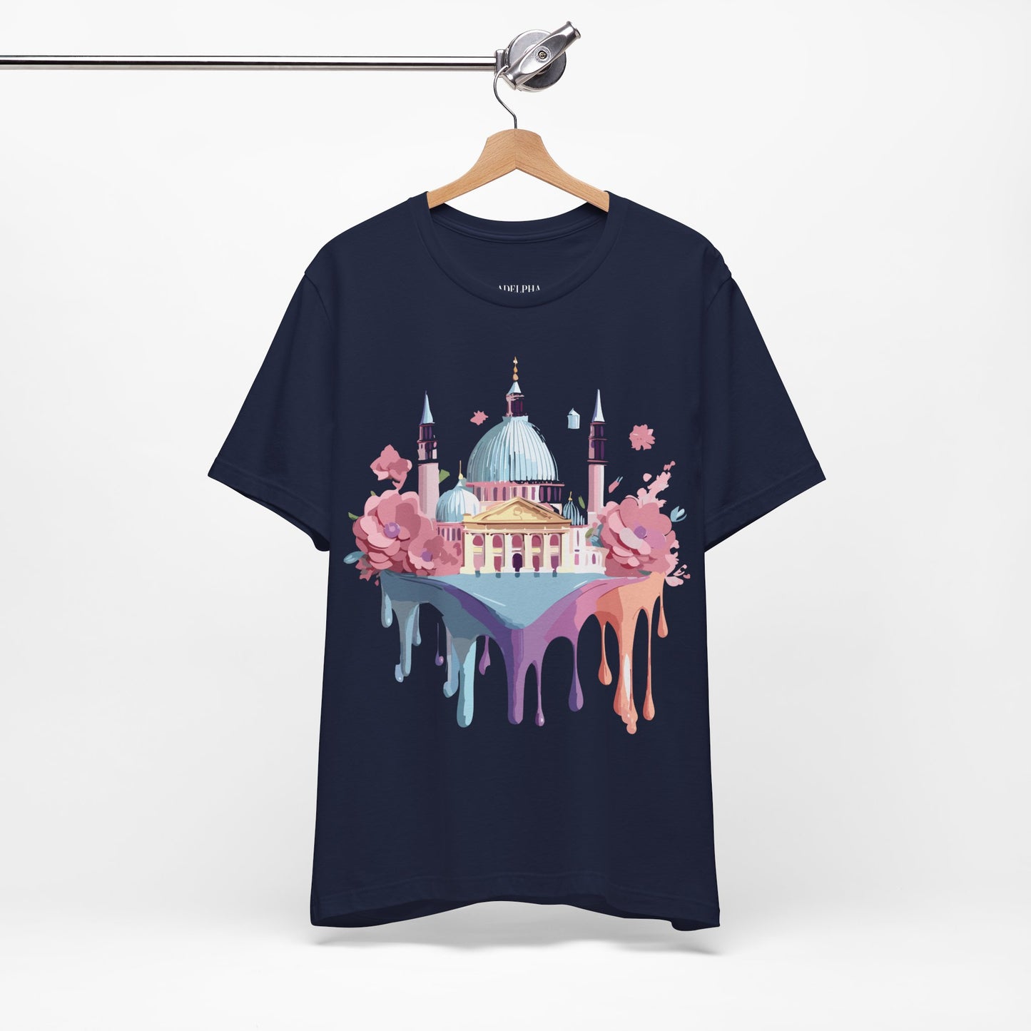 Natural Cotton Tee Shirt - Beautiful Places Collection - Venice Printify