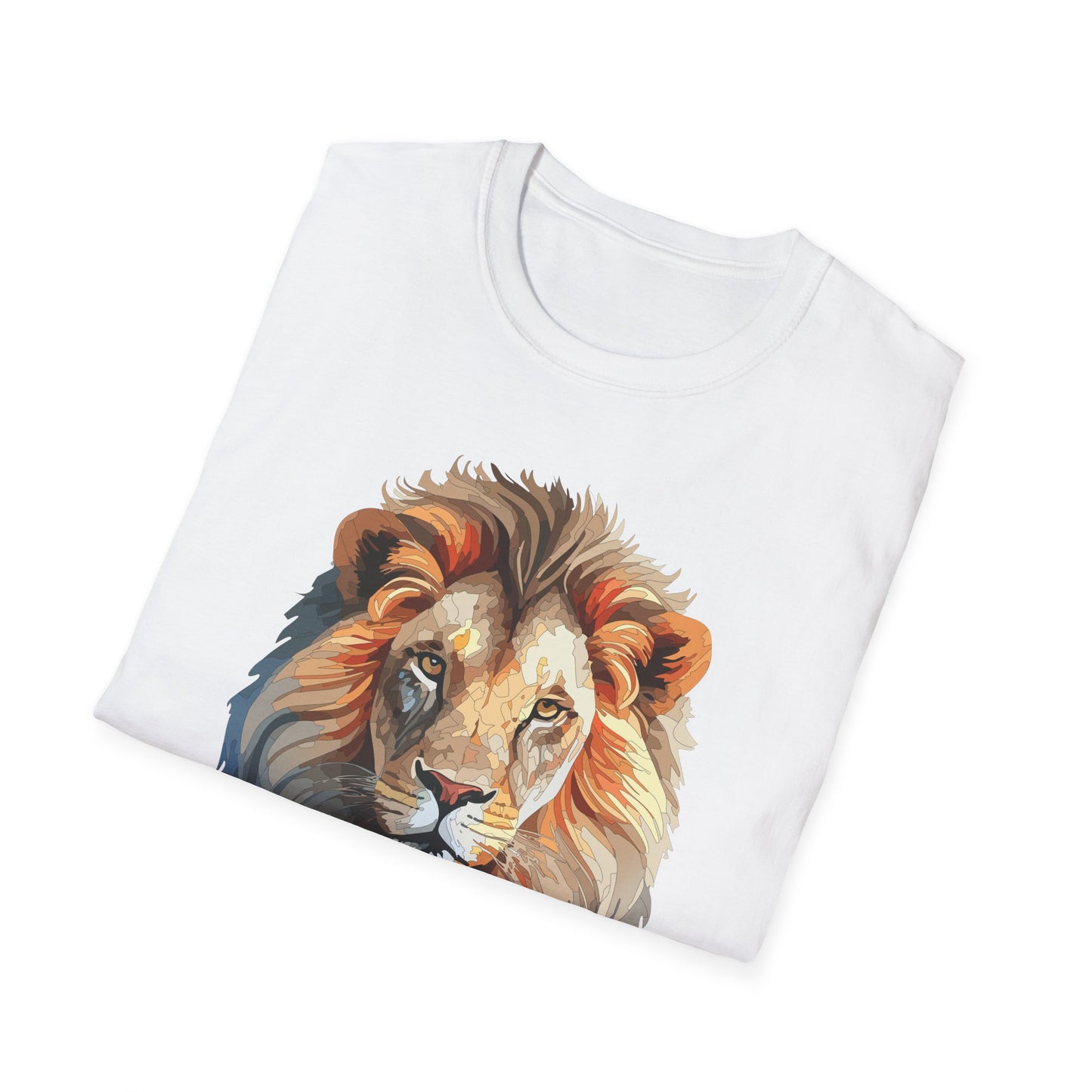 Lion Shirt, Shirt with Lion, Floral Lion Tee, Shirt with Animals