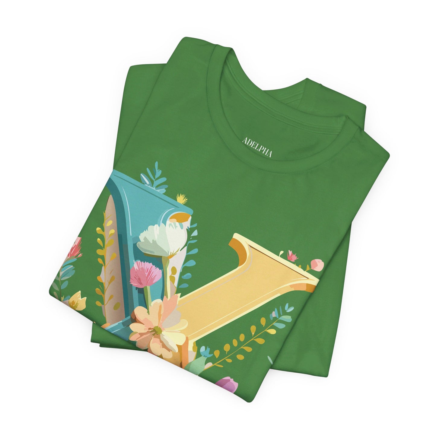 Natural Cotton Tee Shirt - Letters Collection - X Printify