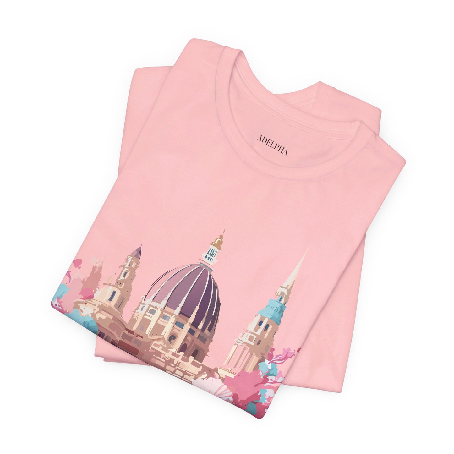 Natural Cotton Tee Shirt - Beautiful Places Collection - Vienna Printify