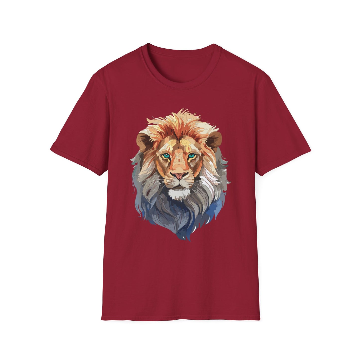 Lion Shirt, Shirt with Lion, Floral Lion Tee, Shirt with Animals