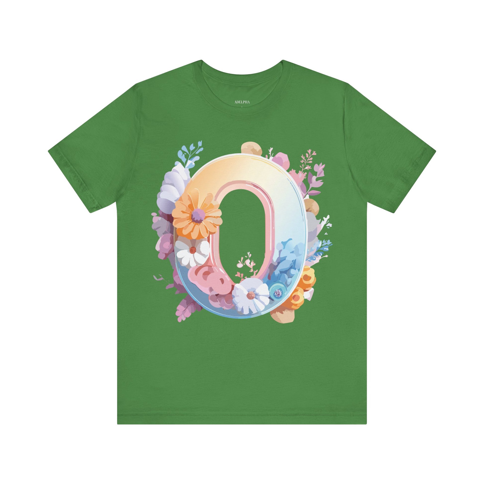 Natural Cotton Tee Shirt - Letters Collection - O Printify