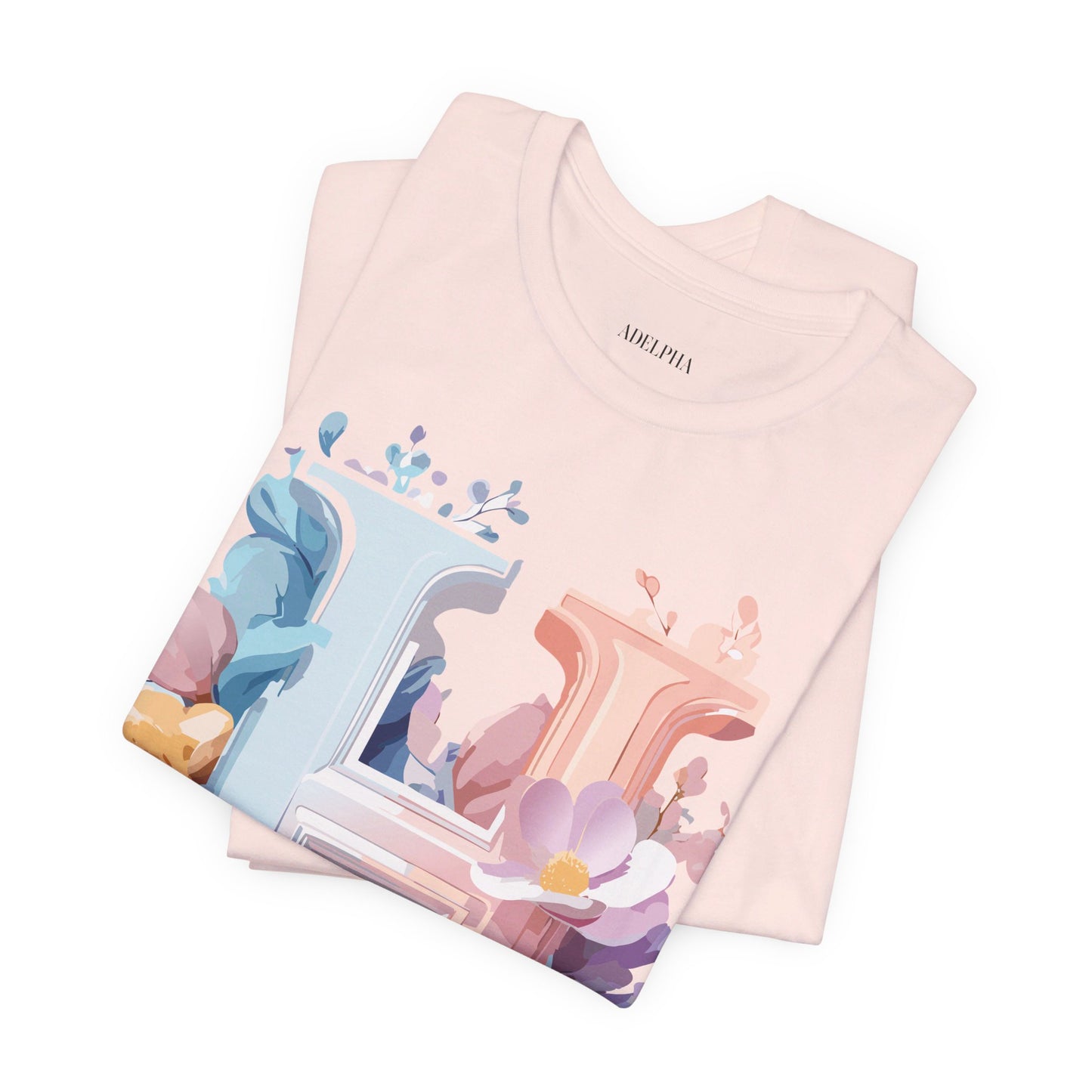 Natural Cotton Tee Shirt - Letters Collection - H Printify