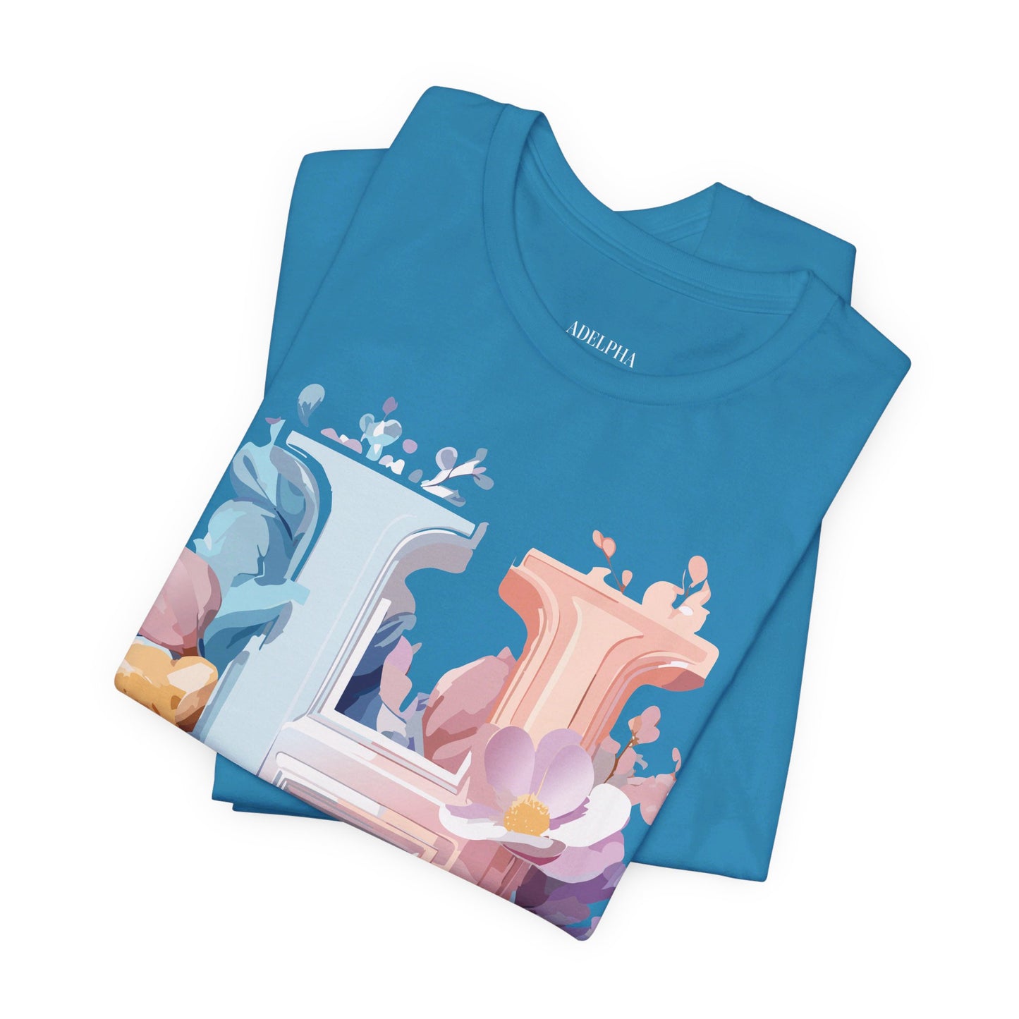 Natural Cotton Tee Shirt - Letters Collection - H Printify