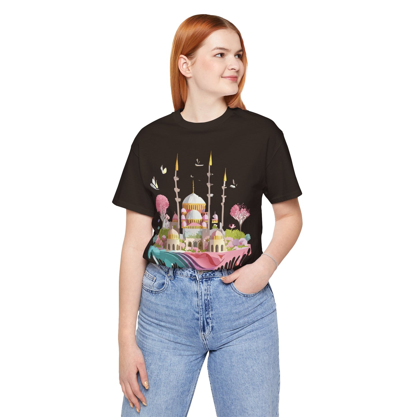 Natural Cotton Tee Shirt - Istanbul, Turkey Printify