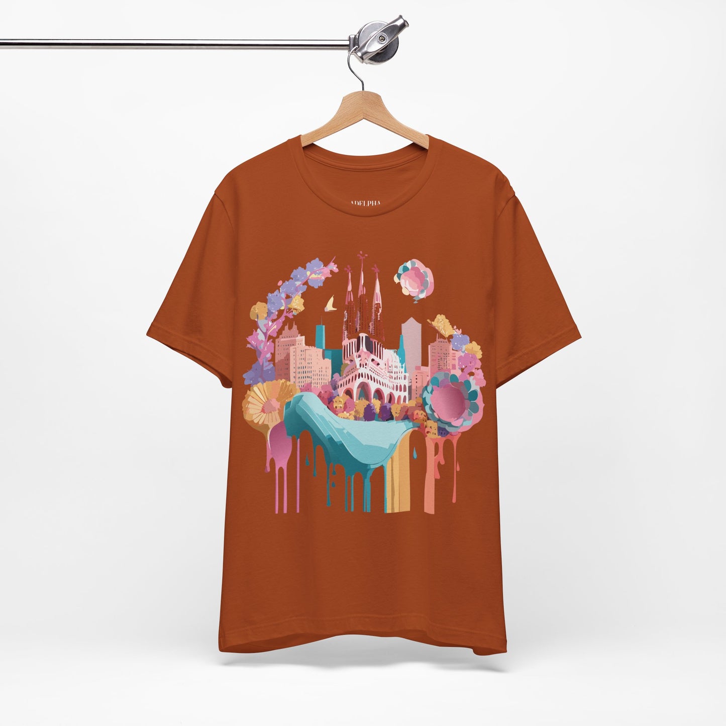 Tourist Shirt, Shirt with Barcelona - ADELPHA