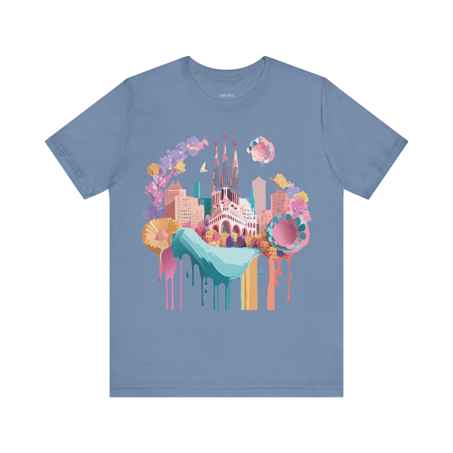 Tourist Shirt, Shirt with Barcelona - ADELPHA