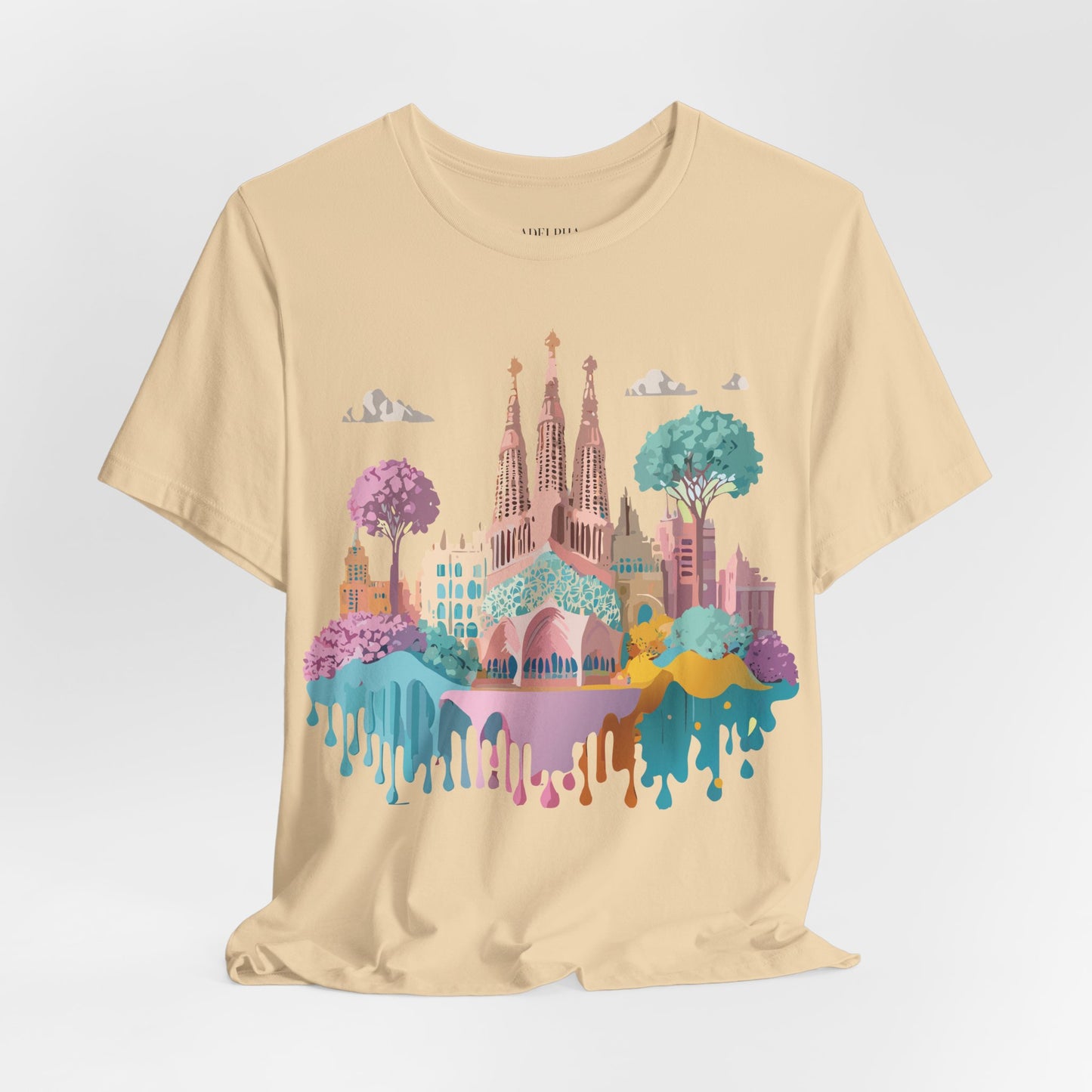 Tourist Shirt, Shirt with Barcelona - ADELPHA