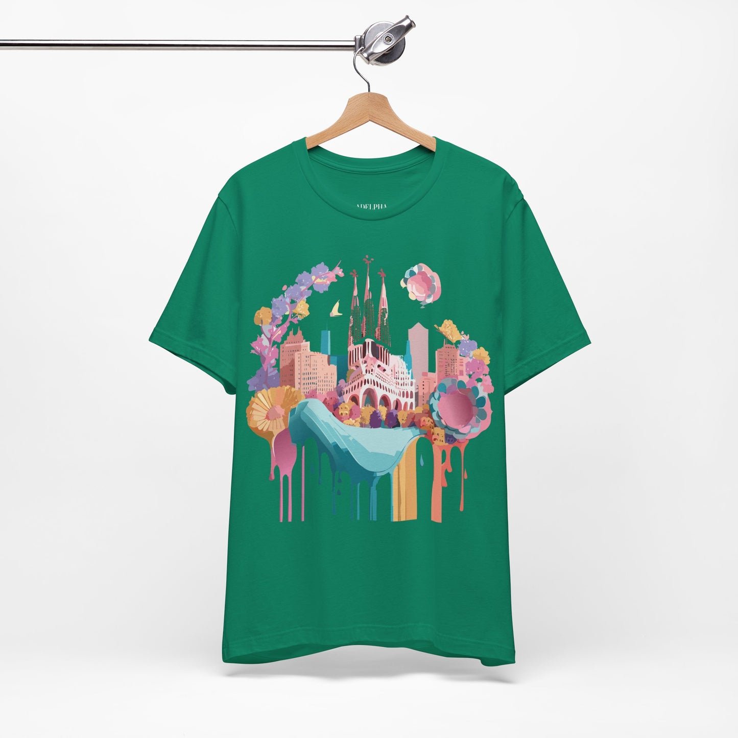 Tourist Shirt, Shirt with Barcelona - ADELPHA