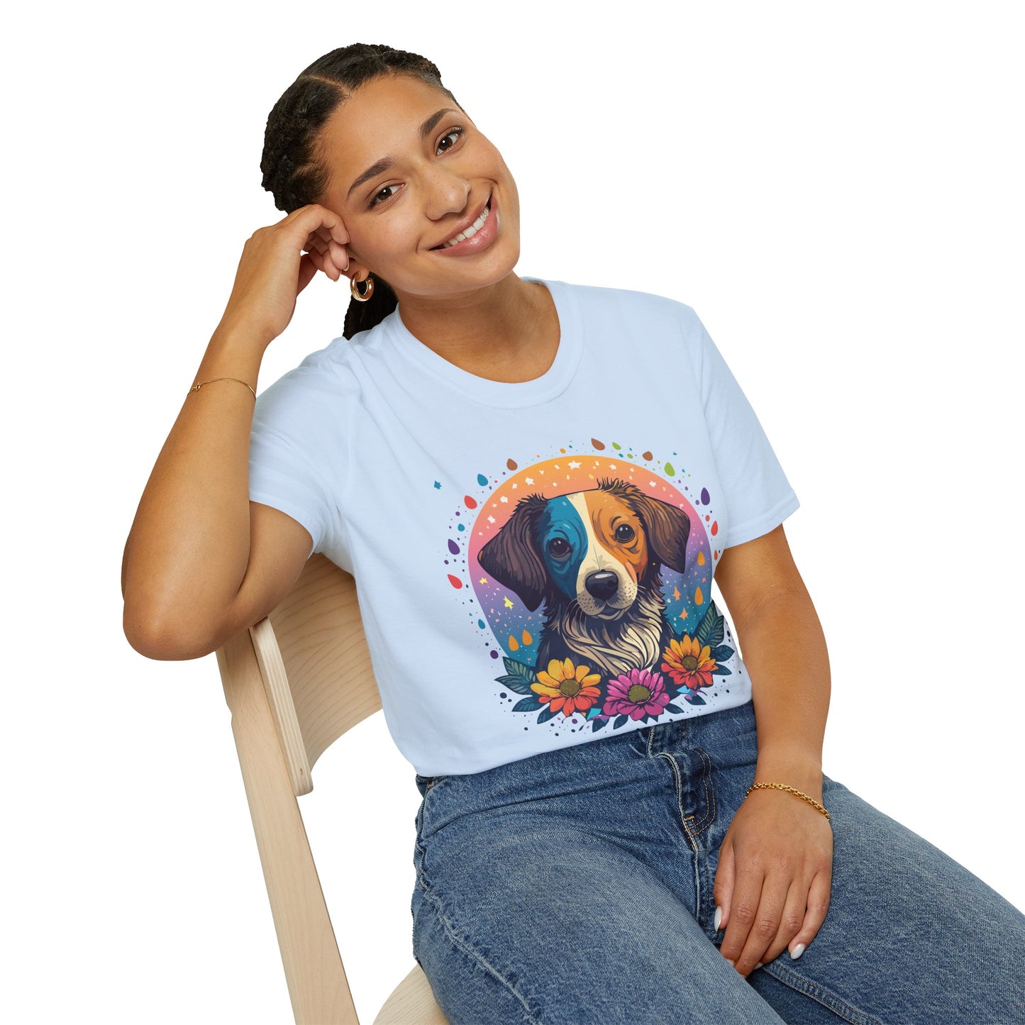 Dog Shirt, Shirt with Dog, Animal Tee, Shirt with Animals