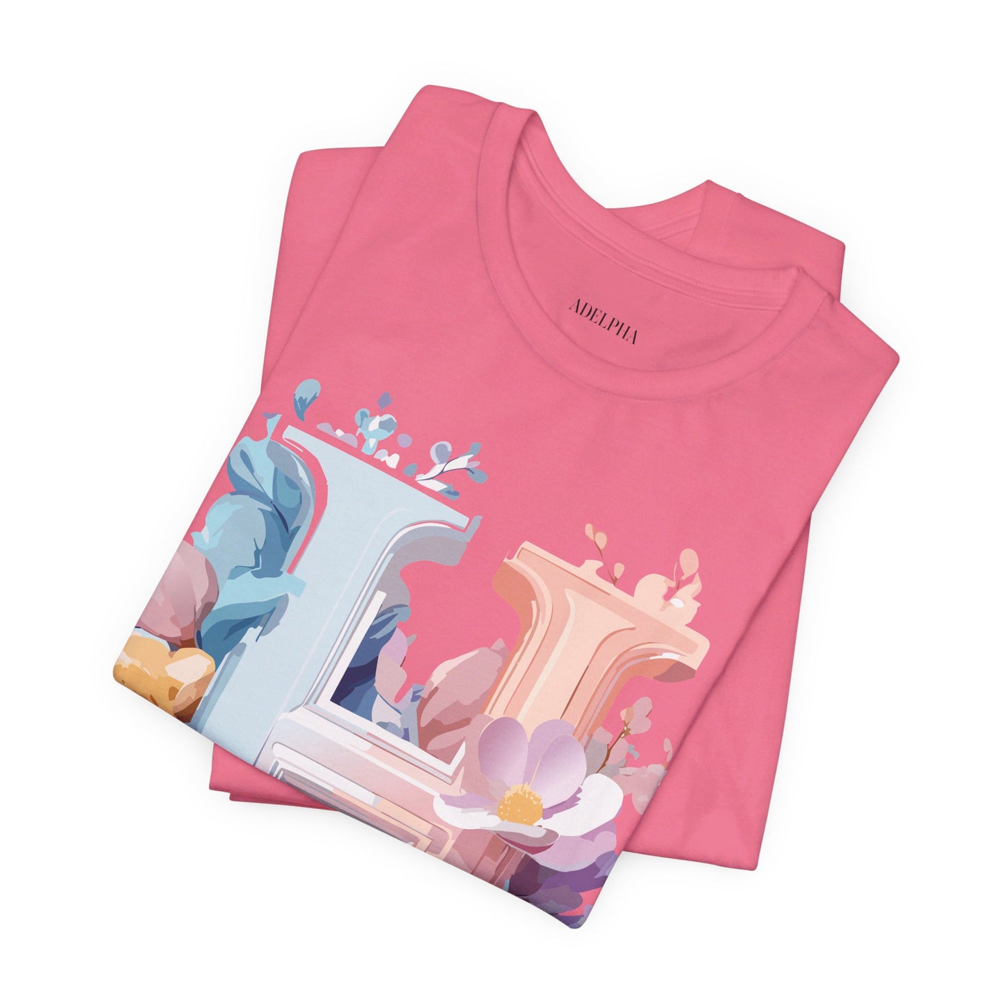 Natural Cotton Tee Shirt - Letters Collection - H Printify