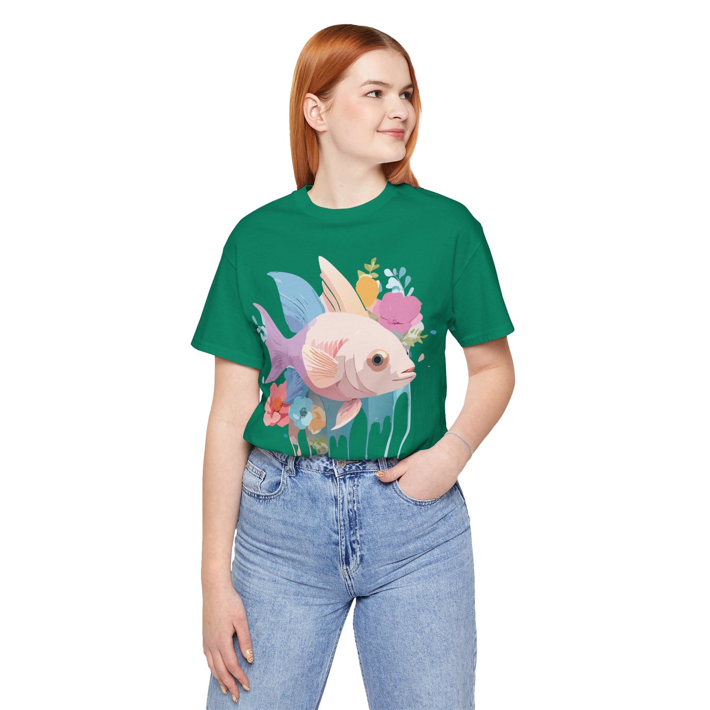 Shirt with Animals | Fish Printify