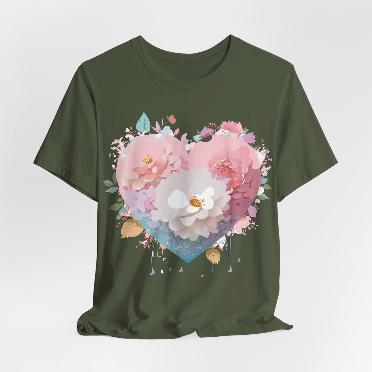Natural Cotton Tee Shirt - Love Story Collection Printify