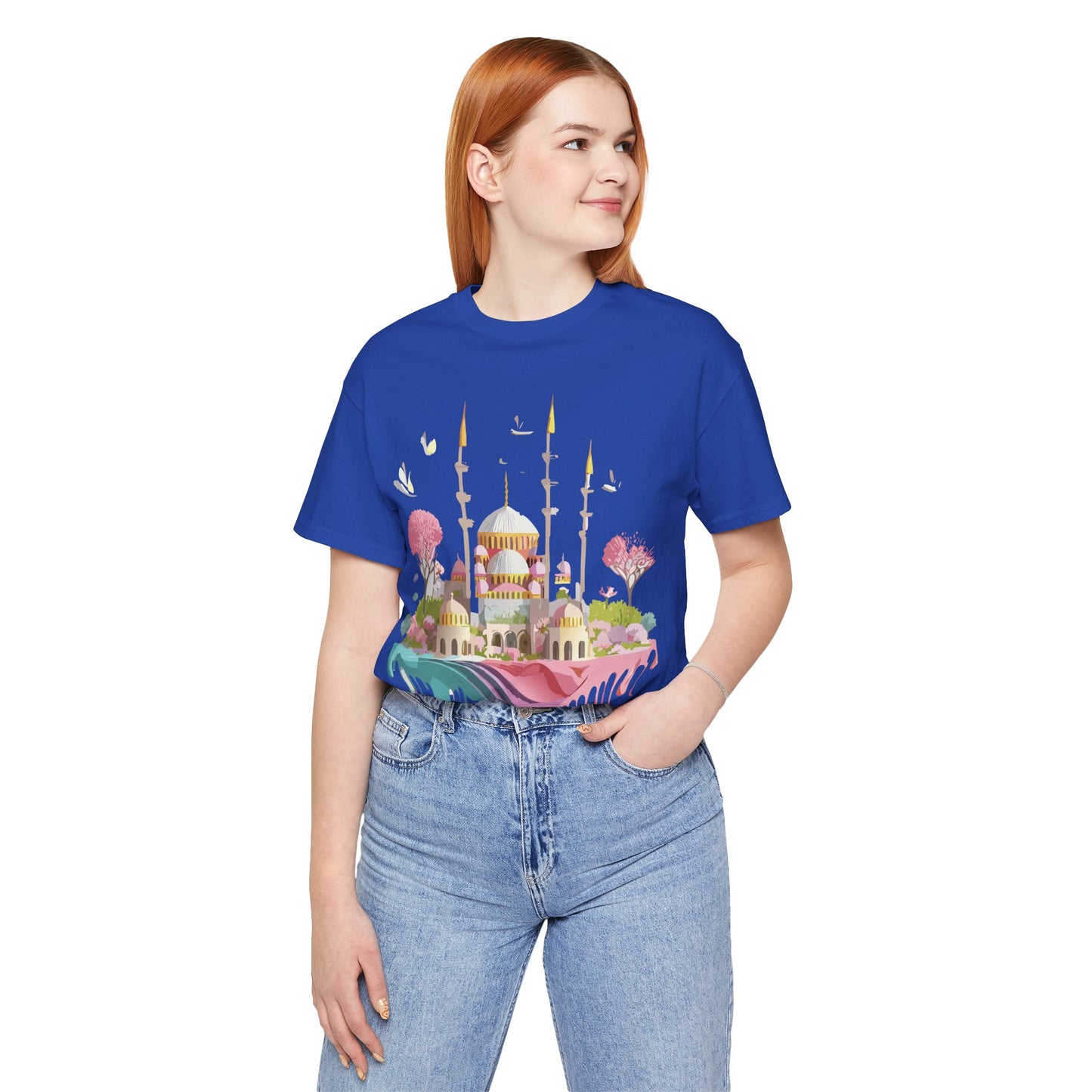 Natural Cotton Tee Shirt - Istanbul, Turkey Printify
