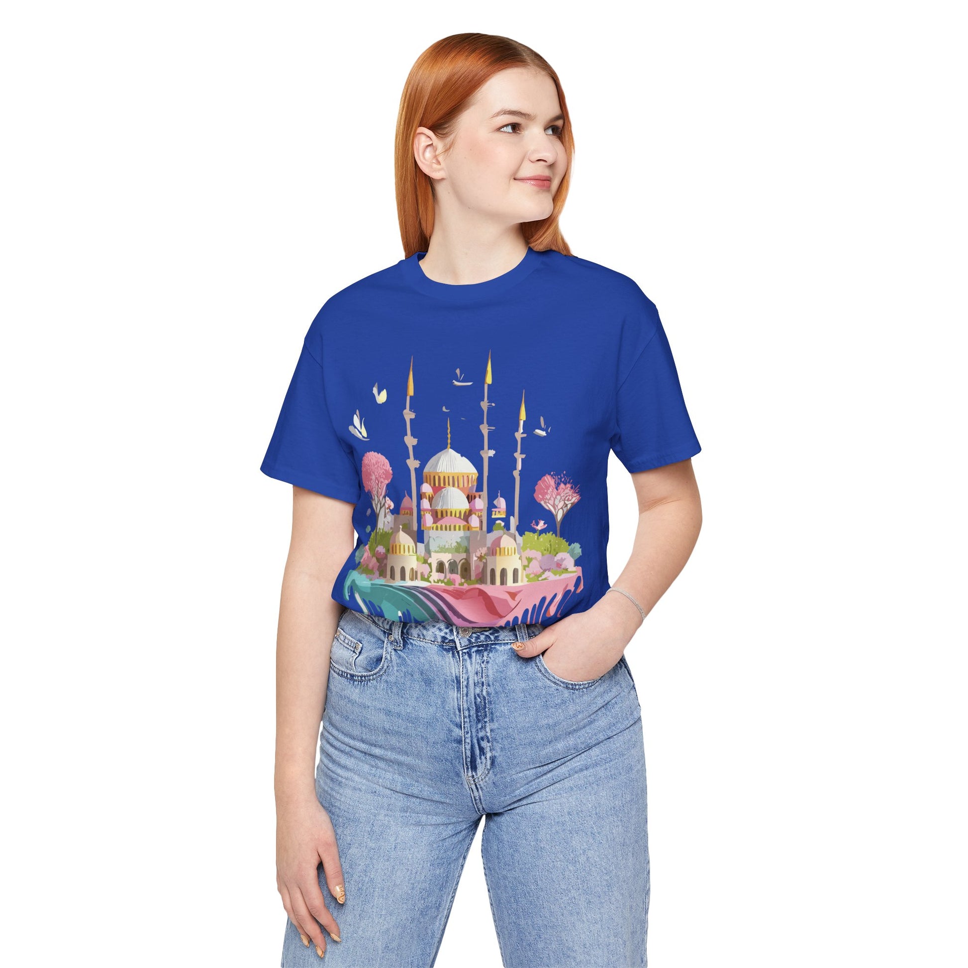Natural Cotton Tee Shirt - Istanbul, Turkey Printify