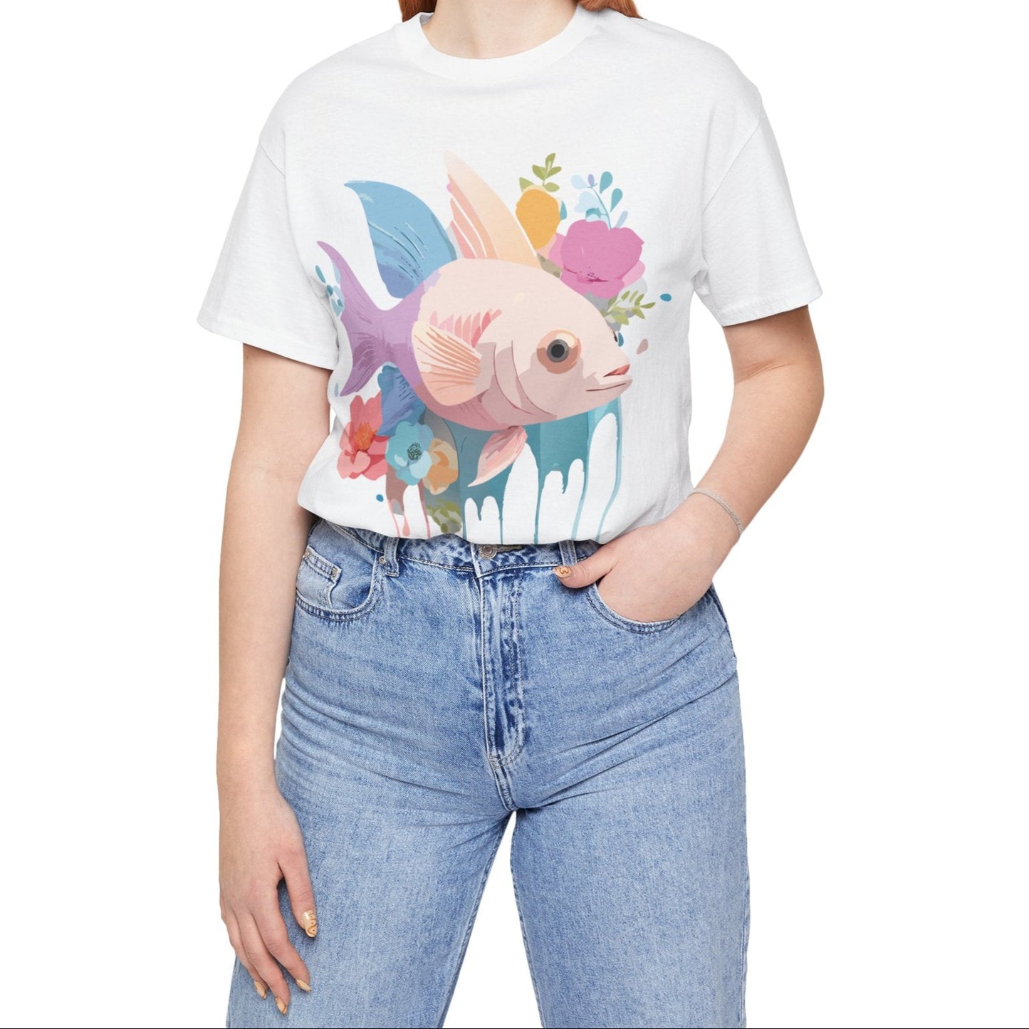 Shirt with Animals | Fish Printify
