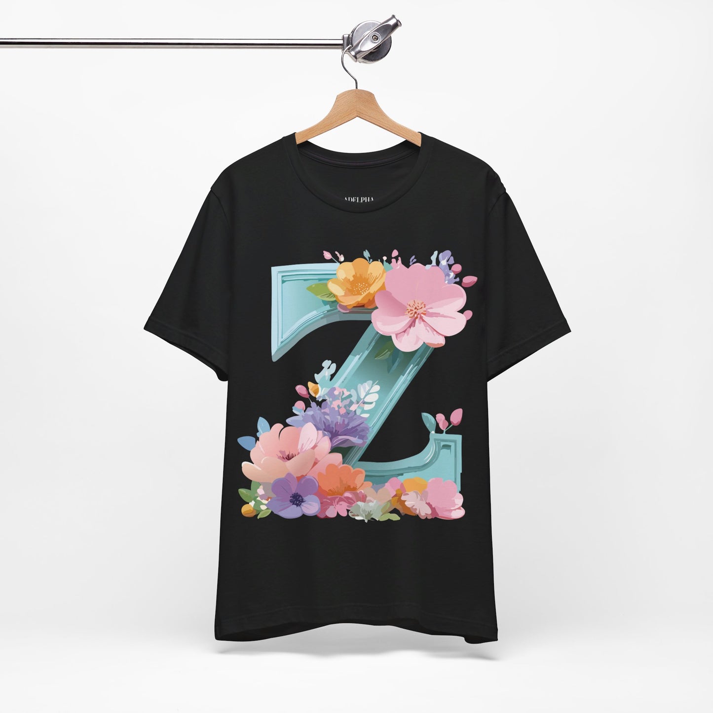 Natural Cotton Tee Shirt - Letters Collection - Z Printify